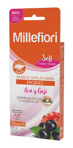 Bandas Depilatorias Faciales Millefiori X16