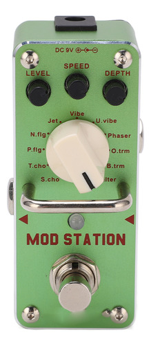 Mini Pedal De Efectos Para Guitarra, Mod Station, 11 Efectos