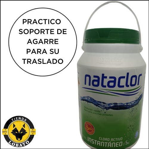 Imagen 6 de 10 de Combo Piscina Cloro + Pastillas Multiaccion X 5 Kg Nataclor