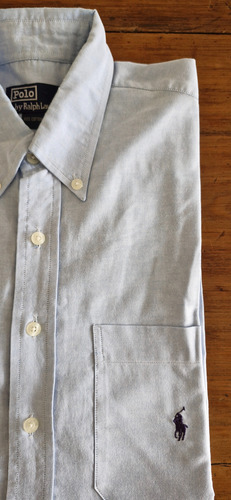 Camisa Polo Ralph Lauren Celeste (Usado)