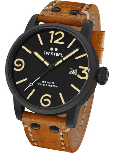 Tw Steel Maverick Mens 45mm Quartz Watch With Analogue