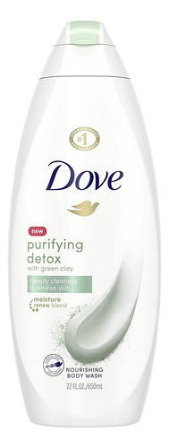 Gel De Baño Dove, Nutritivo Y Purificador, Desintoxicante, C