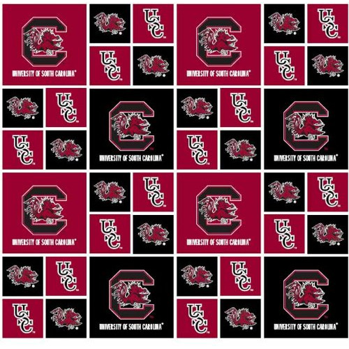 Field's Fabrics South Carolina Gamecocks Tejido 100% Algodon