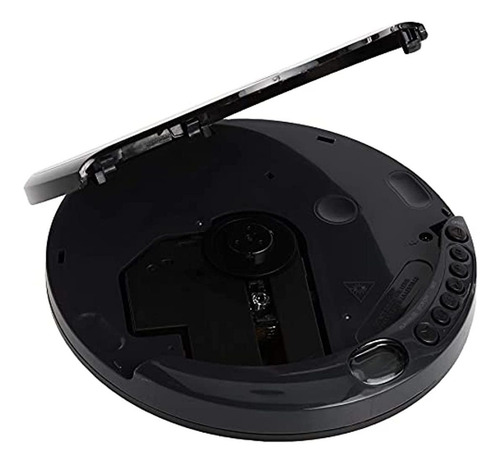 Imagen 3 de 3 de Discmans Portátil Con Auriculares Estéreo, Color Negro