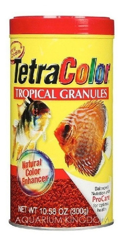 Tetra Color 300 G Alimento En Gránulo Para Peces Tropicales 