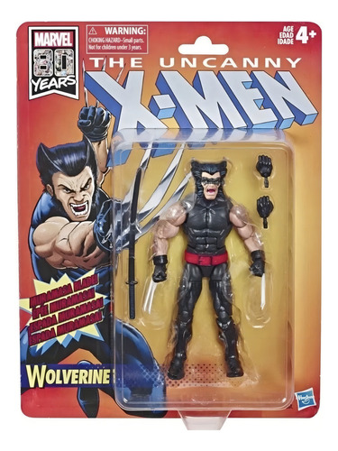 Wolverine X-men 80 Years Retro Vintage Marvel Edicion