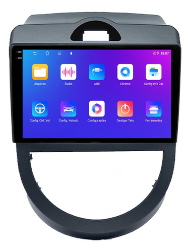 Multimidia Kia Soul 09/11 9p Android Carplay 4/64gb + Ré