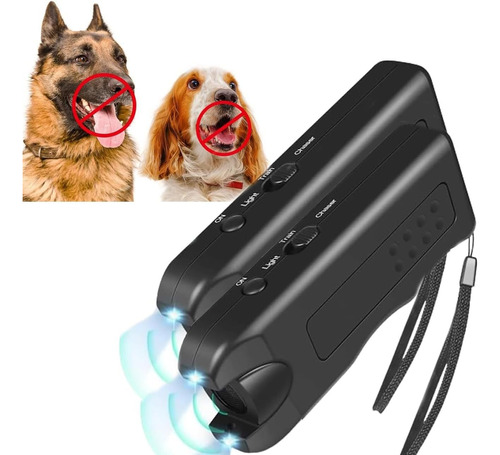 Repelente De Perros Ultrasónico Portátil 2 Pcs