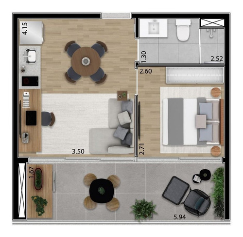 Imagem 19 de 20 de Apartamento À Venda No Bairro Chácara Klabin - São Paulo/sp - O-18988-31712