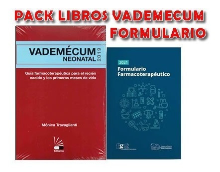 Pack Garrahan Formulario .y Vademécum Neonatal Libros Nuevos