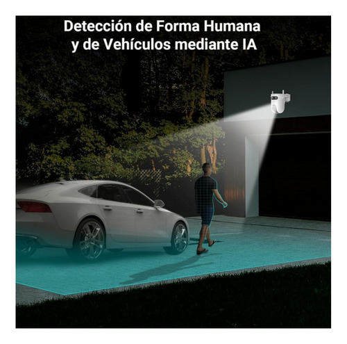 Cámara Ezviz Pt Doble Lente 6mp (3mp+3mp) Audio Bidireccional Memoria Micro Sd 32gb/ Cs-h9c/6mp