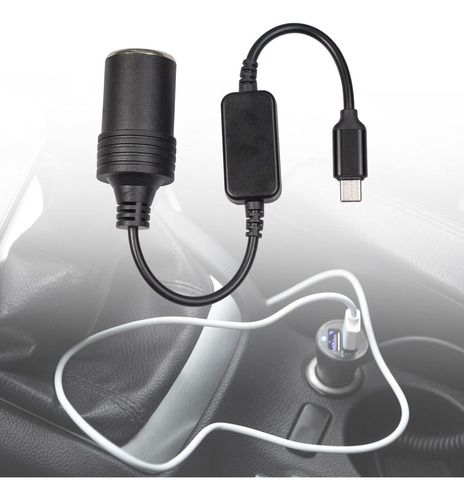 2 X 2-4 Pacotes Usb C Macho Para 12v Cabo 2 Unidades