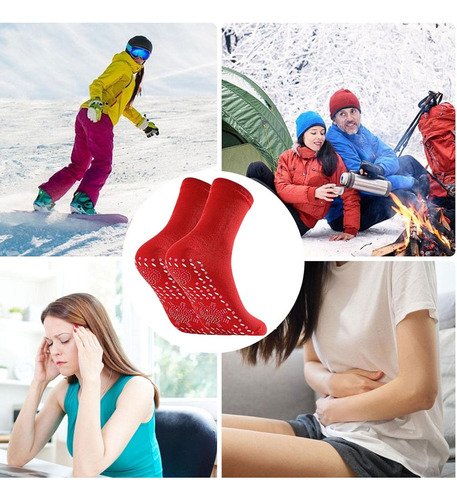 Conjunto De 10 Meias Unissex De Inverno Com Aquecimento Auto