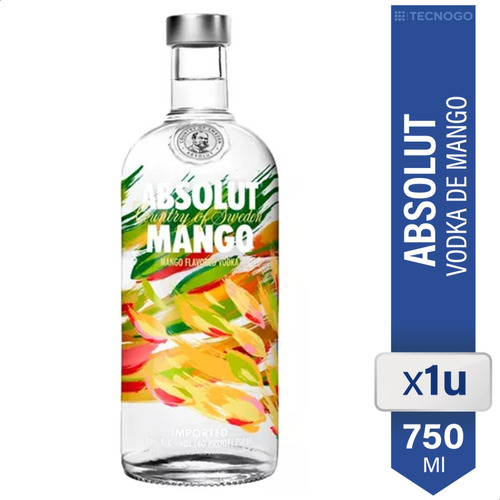Vodka Absolut Mango Saborizado 750ml Importado 01almacen