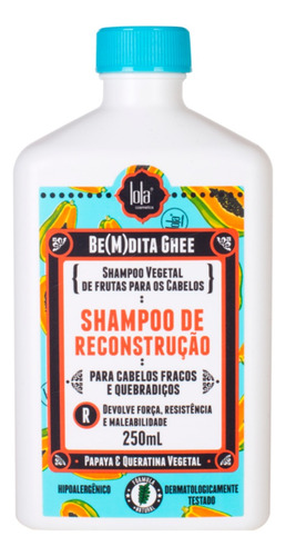 Lola Bemdita Reconstrução Shampoo + Mascara 100ml + Óleo