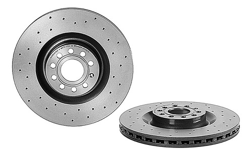 Par Discos Hiperventilados Del Passat V6 3.6l 09 Brembo