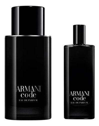 Set Perfume Hombre Edp 75ml + 15ml Giorgio Armani Code