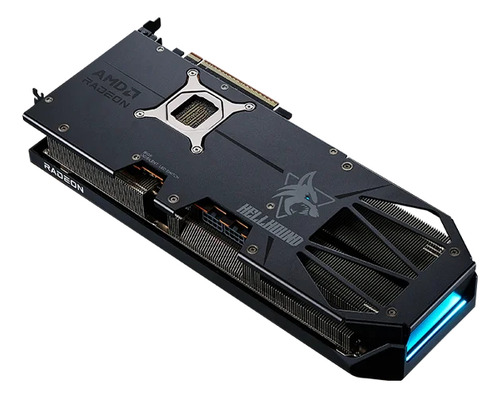 Tarjeta De Video Powercolor Hellhound Rx 9070 Xt 16gb Gddr6