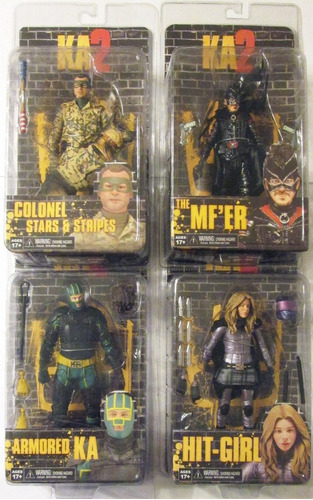 Neca - Kick Ass 2, Hit Girl... El Precio Por Las 4 Figuras.