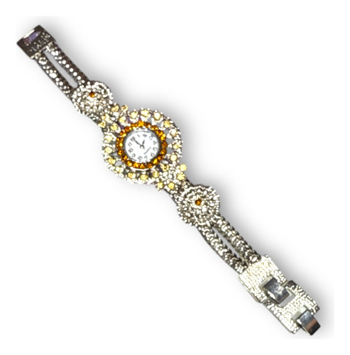 Reloj Pulsera I Baño En Plata Importado Modelo Tiffany Plateado Dorado Oscuro Blanco