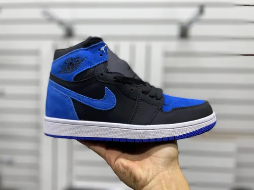 Jordan Retro 1 Negros Con Azul MercadoLibre