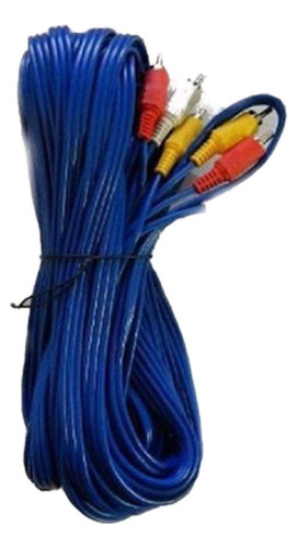 Cable de 3 Rca macho x 3 Rca macho con cable coaxial, 5 metros