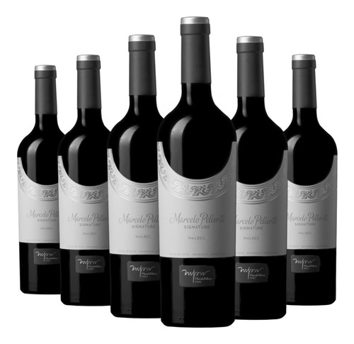 Vino Marcelo Pelleriti Signature Malbec  6 X 750ml. --