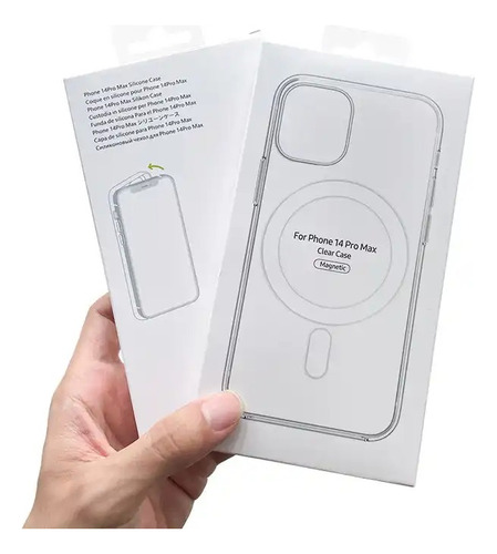 Funda Con Magsafe Transparente Para Apple iPhone 12/13/14/15