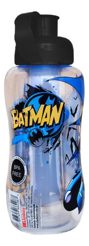 Squeeze Garrafa Tubo P/ Gelo 550 Ml Batman Gothic Knight Dc Cor Preto