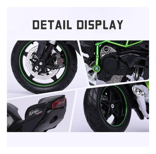 Modelo De Juguete Maisto 1:18 Kawasaki Ninja H2r Para Motoc