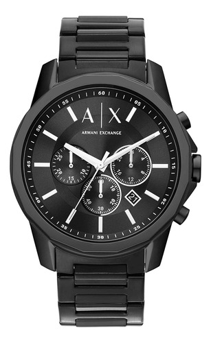 Reloj Para Hombre Armani Exchange/acero Negro
