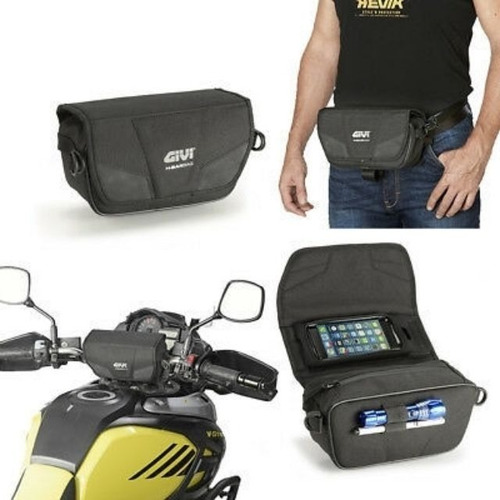 Bolsa Pochete Givi Para Guidão De Moto 3 Litros T516