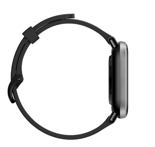 Imagen 3 de 6 de Smartwatch Amazfit Fashion GTS 2 Mini Sport 1.55" caja 1.55" de aleación de aluminio black, malla midnight black de silicona A2018