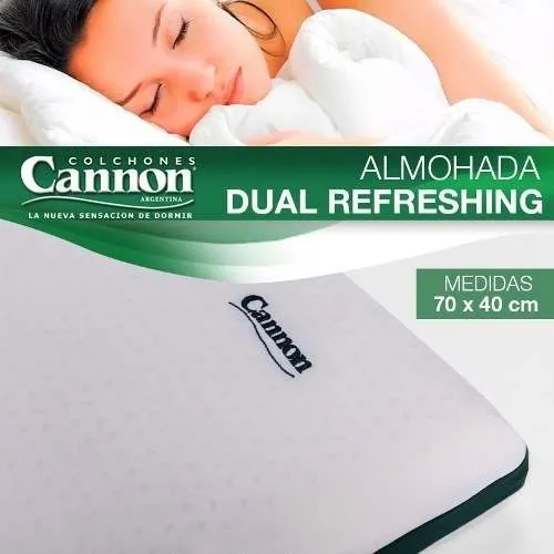 Almohada cannon viscoelastica dual refreshing premium hotsell