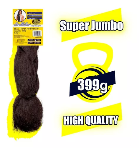 Jumbo Para Tranças Box Braids Ser Mulher Pacotão com 399g Várias