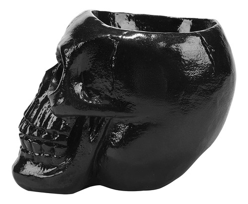 Cráneo Negro Mygift Resina De La Pluma Y Del Lápiz / De Hall