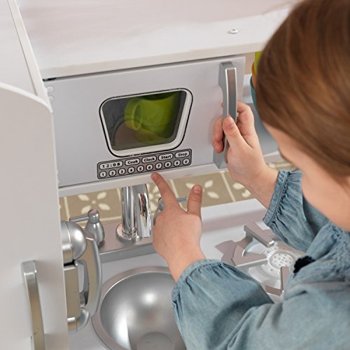 Cocina Kidkraft Para Niñas Blanca Juguete Vintage Cocinita Color Blanco