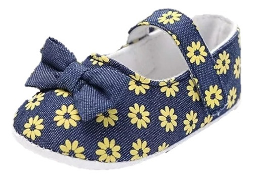 Zapato Bebe Baleta Blandos Antideslizantes Bebita Flores