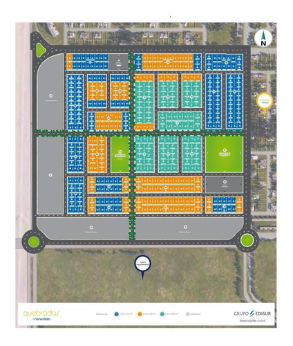 Imagen 2 de 3 de Lote En Venta. 258 M2 . Quebradas De Manantiales