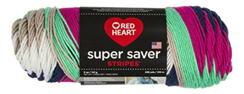 Red Heart Corazón Rojo Productos, Derby Stripe, 1, 1