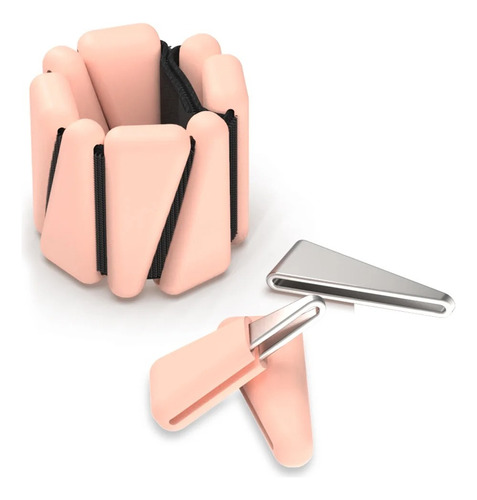 2pcs Pesas Para Muñecas Y Tobillos 1lb Pulseras De Silicona
