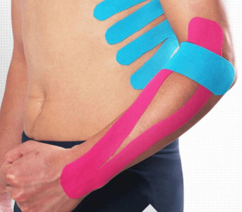 Bandagem Elástica Adesiva Fisioterapia Muscular Kelogel 3un