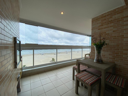 Imagem 9 de 30 de Apartamento Frente Mar Mobiliado Com 3 Dormitórios À Venda, 92 M² Por R$ 890.000 - Vila Guilhermina - Praia Grande/sp - Ap3270