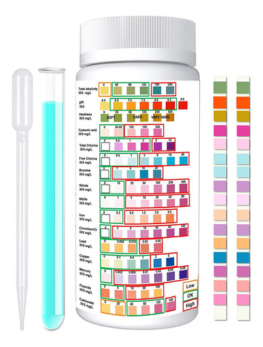 Kits De Análisis De Agua 16 En 1 De Gran Valor Para Agua Pot