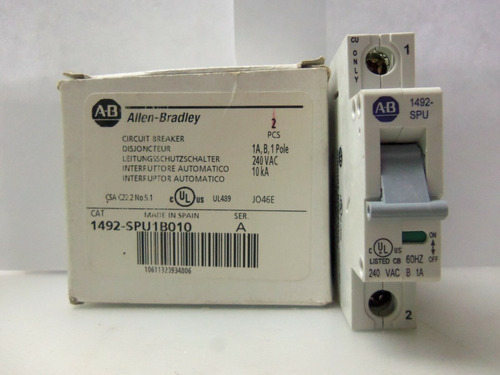 New Allen Bradley 1492-spu1b010 240vac 1 Amp 60hz S Bdb
