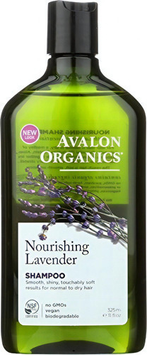Avalon Organics Shampoo, Lavanda Nutritiva, 11 Onzas Liquida