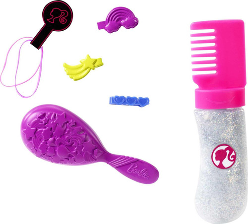 Boneca Barbie Rainbow Sparkle Hair Com Cabelo Moreno Extra L