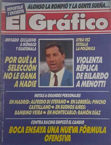 El Gráfico 3667 Monaco 2 Argentina 0,guatemala 0 Argentina 0 (Usado)