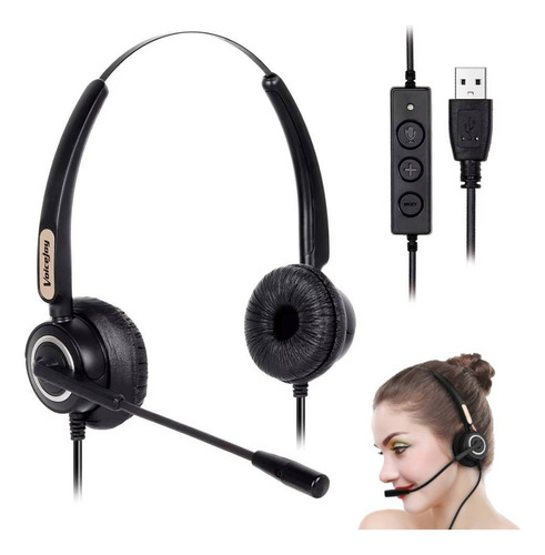/ Audifonos Con Microfono Alámbricos Diadema Para Call