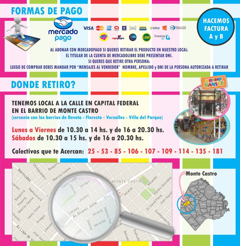 Magneticos Magnific 20 Piezas Plasticas Con Iman Mundomanias